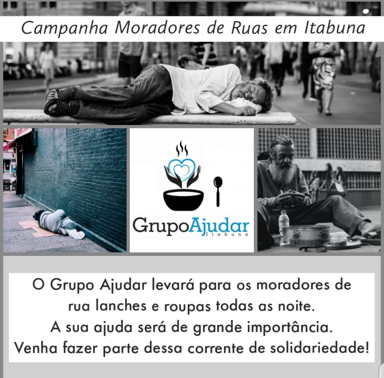 Itabuna Grupo De Volunt Rios Lan A Campanha Em Prol De Moradores De